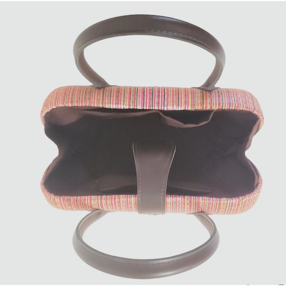 Rainbow Starburst Women's 6.25" x 11.5" long handbag - Picture 4 of 5